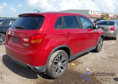 2016 Mitsubishi Outlander Sport 2.0 Es из США, поврежденный, VIN JA4AP3AU8GZ040958